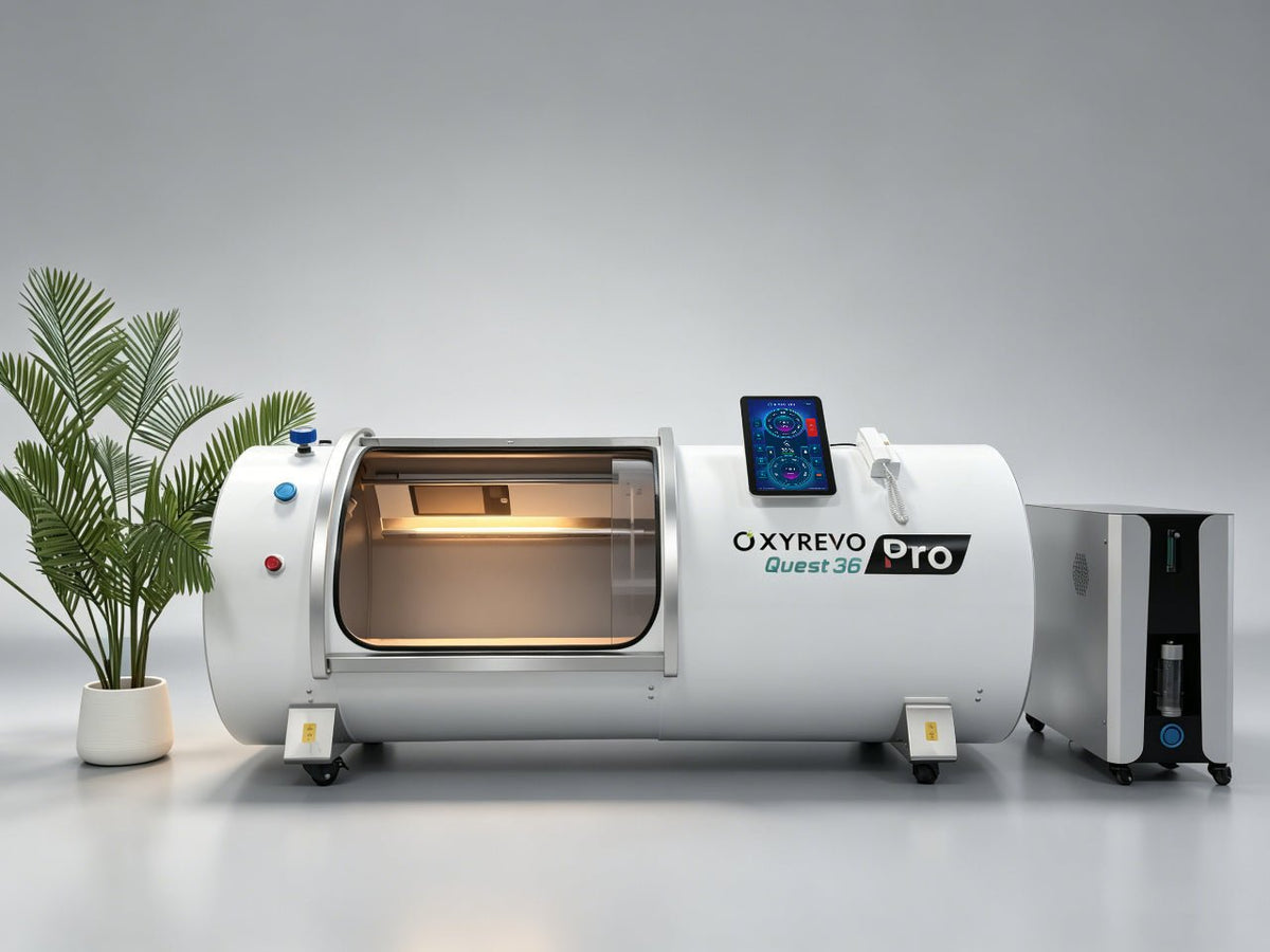 OxyRevo Quest36 Pro 2.0 ATA Hard Shell Lying Hyperbaric Oxygen Chamber -  product_vendor - Peak Primal Wellness
