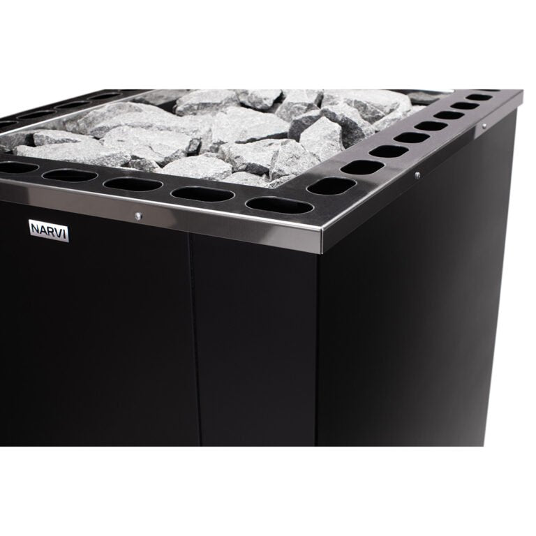 Narvi 30 Wood-Burning Sauna Heater - 24kW for Up to 2,472 cu. ft. with Stone Capacity - Thumbnail 5