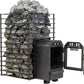 Cozy Heat Quattro Thru-Wall 12kW  Sauna Stove - Wood-Burning Sauna Stove