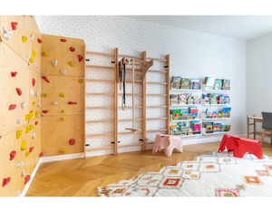 BenchK Series 1 111 + A204 Wooden Wall Bars For Kids Room