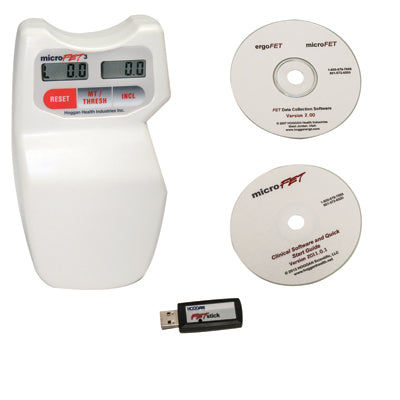 MicroFET MicroFET3 digital MMT/ inclinometer combination with clinic and data software