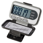 Ekho Ekho Pedometer - Deluxe - Steps, Distance, Calories and Activity Time - Case of 25