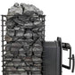 Cozy Heat Quattro Thru-Wall 12kW  Sauna Stove - Wood-Burning Sauna Stove