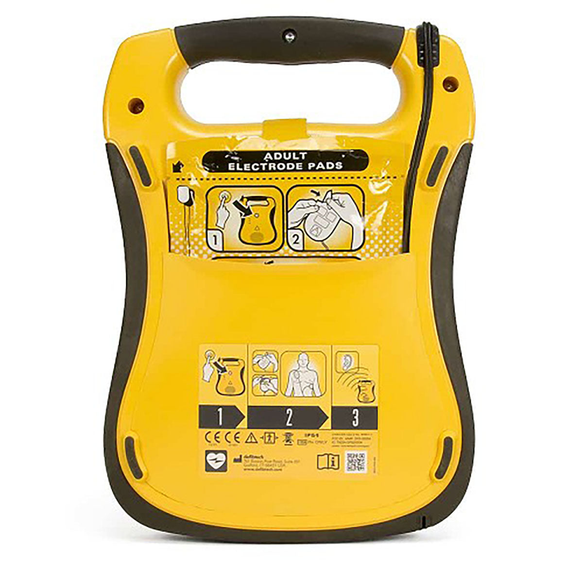 Defibtech Lifeline Semi Automatic AED, Carrying Case, CPR Prep Kit, Inspection Tag, Decal, Keychain Mask
