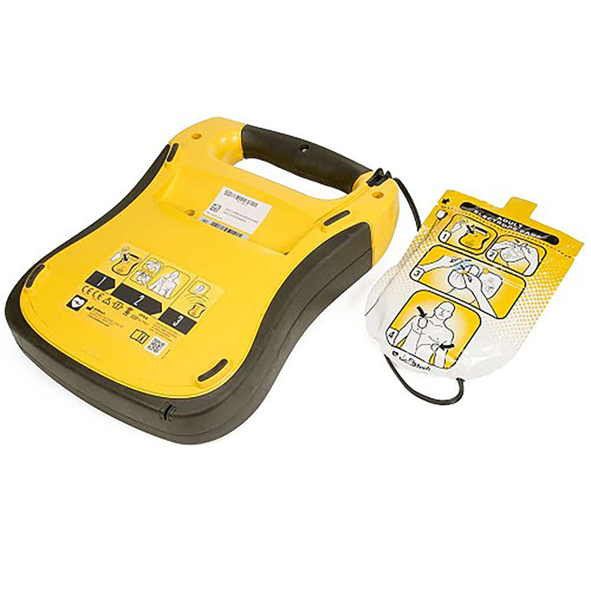 Defibtech Lifeline Semi Automatic AED, Carrying Case, CPR Prep Kit, Inspection Tag, Decal, Keychain Mask