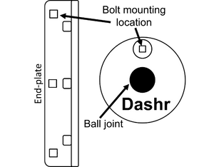 Dashr BioStation Mounting Hardware for BioStation or Bio LITE