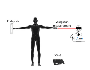 Dashr Bio LITE Biometric Measurement System - Compact Jump Setup, Bluetooth Scale, App Integration