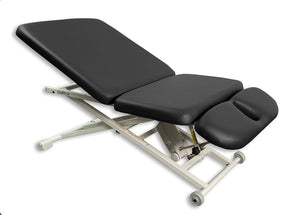 CanDo Hi-Lo Treatment Table, 3-Section, Upholstered Top, Adj Backrest, Drop Sec, 73" x 29"