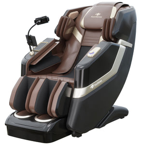 KoziSense KZ - 313 Massage Chair New Heated (Black and Brown) Jade Stone -  product_vendor - Peak Primal Wellness