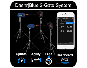 Dashr 2-Gate System Timing System for Athletic Performance Testing