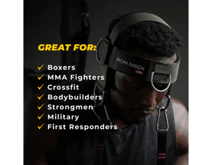 Iron Neck Alpha Harness - Durable Neck Strength Trainer with 4 Clips for Home & Gym Workouts -  product_vendor - Peak Primal Wellness
