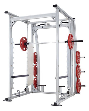 Steelflex M3DSM Smith Machine with 25.4 kg Bar - Innovative 4-Way Track Design for Smooth Workouts