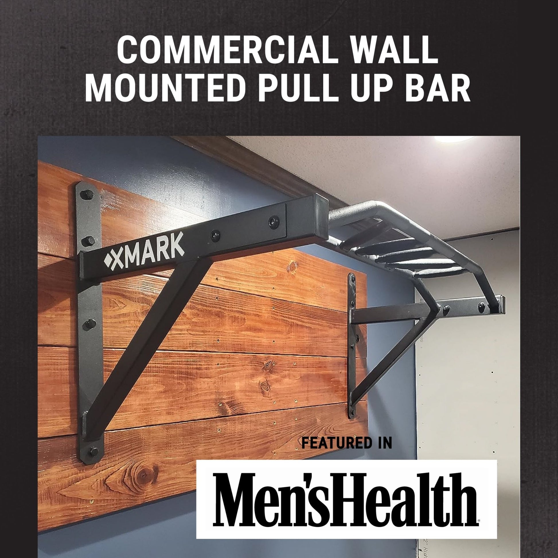 XMark Commercial Wall Mounted Multi Grip Pull Up Bar Ranked 1 Men’s Health -  product_vendor - Peak Primal Wellness