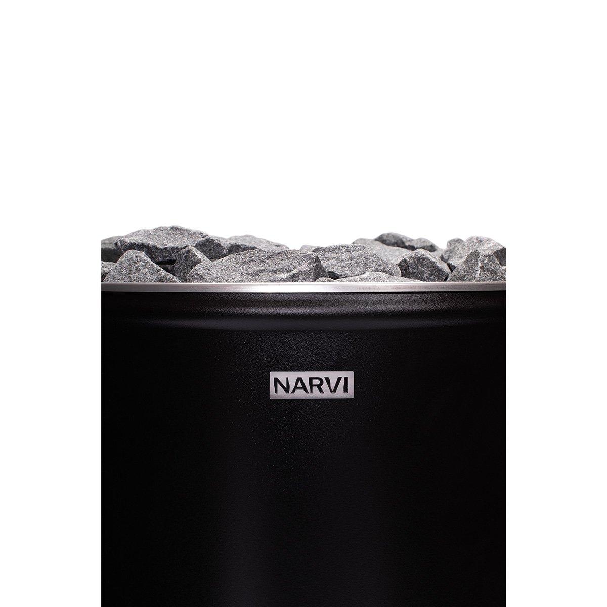 Transform your sauna with the Narvi Luosto 16kW Wood-Burning Sauna Heater, suitable for a perfect relaxation experience.
