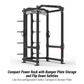 XMark Viper Power Rack with Storage & Flip Down Safeties -  product_vendor - Peak Primal Wellness