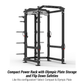 XMark Viper Power Rack with Storage & Flip Down Safeties -  product_vendor - Peak Primal Wellness