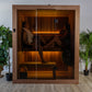 Dundalk LeisureCraft CT Element Loft 3 Person Traditional Indoor Sauna (54x74)