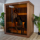 Dundalk LeisureCraft CT Element Loft 3 Person Traditional Indoor Sauna (54x74)