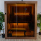 Dundalk LeisureCraft CT Element Loft 3 Person Traditional Indoor Sauna (54x74)
