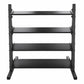 Power Systems 4-Tier Dumbbell Rack with 1–15 lb Vinyl Dumbbell Set
