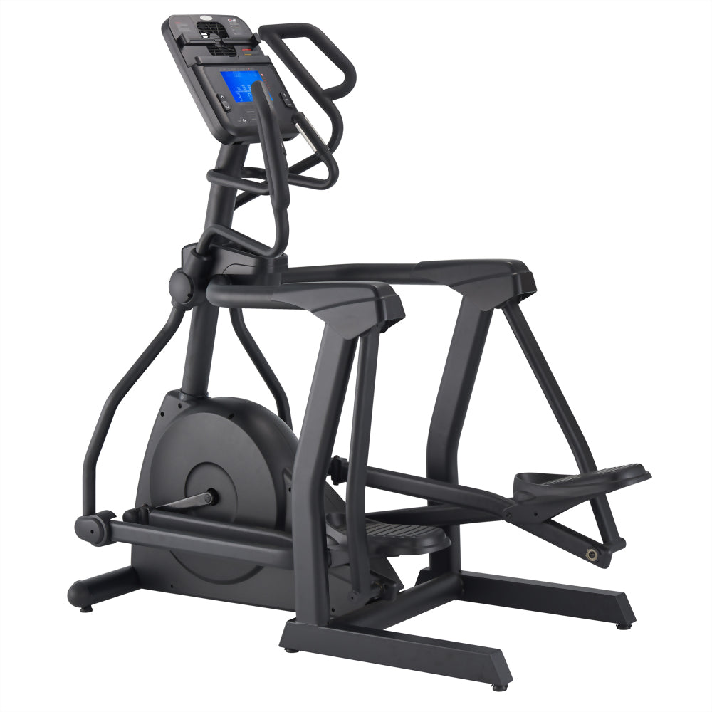Fitnex E65 Elliptical Trainer with self-powered console and 24 resistance levels for customized workouts.