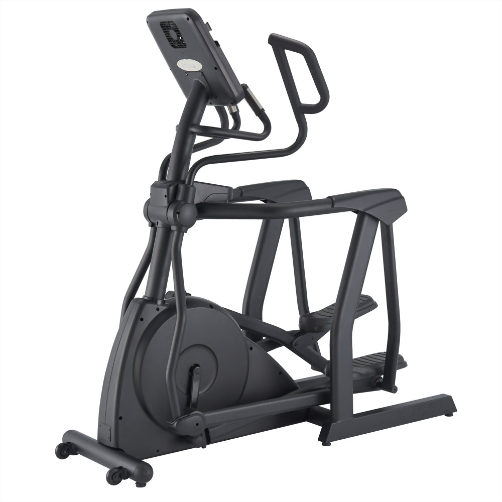 Fitnex E65 Elliptical Trainer with 20" stride and 24 resistance levels for a comfortable home cardio workout.