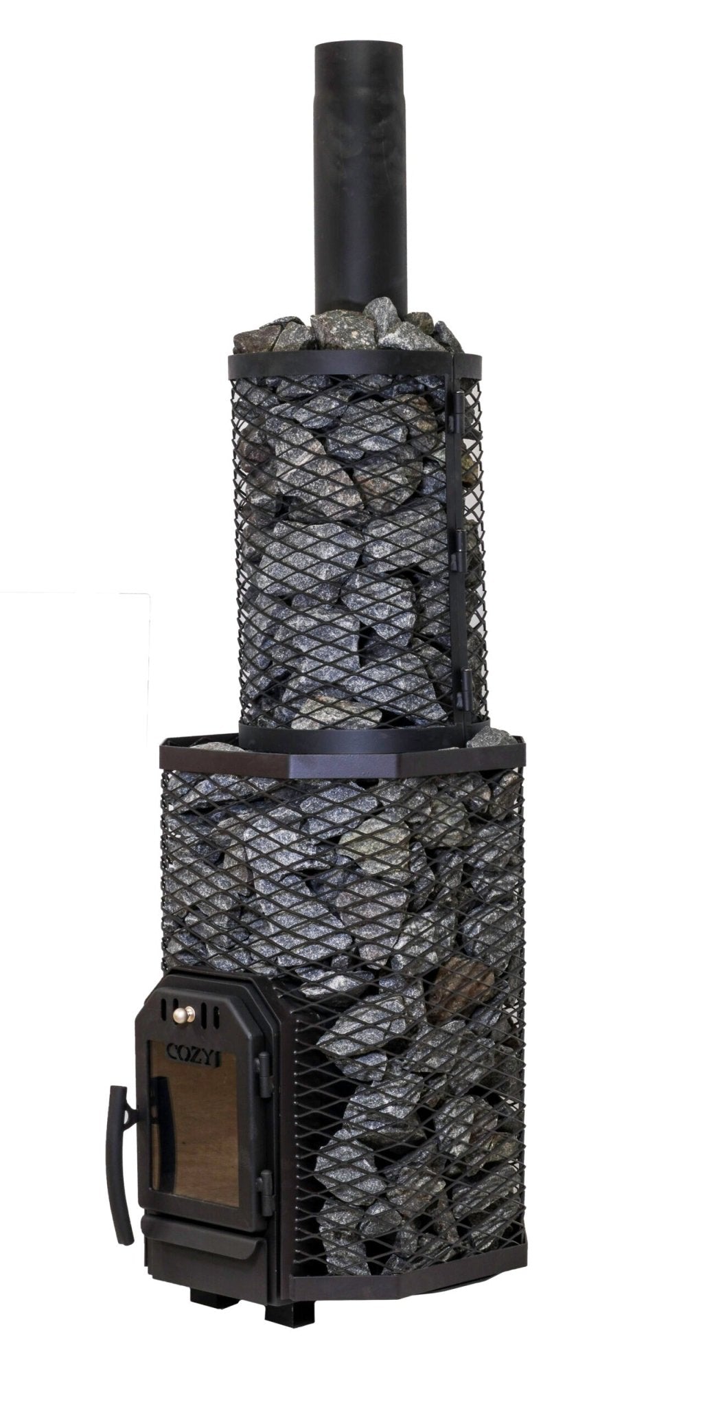 Cozy Heat O Floor Mount Wood-Burning Sauna Stove With Sauna Stones - Thumbnail 3