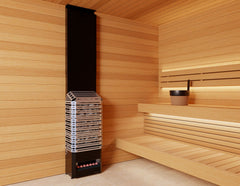 Saunum AIR 5 Sauna Heater - 4.8kW with Air-Mixing Technology & Himalayan Salt Tray - Stainless Steel
