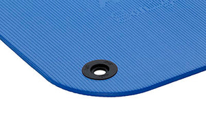 Airex Exercise Mat, Coronella 185, 72" x 23" x 0.6", Blue, Eyelets