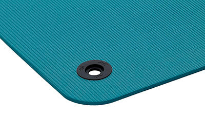 Airex Exercise Mat, Fitline 140, 55" x 24" x 0.4", Aqua, Eyelets