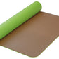 Airex Calyana Prime Earth Exercise Mat Double-Sided 73" x 26" x 0.2" Lime Green/Nut Brown