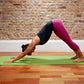 Airex Calyana Prime Earth Exercise Mat Double-Sided 73" x 26" x 0.2" Lime Green/Nut Brown -  product_vendor - Peak Primal Wellness