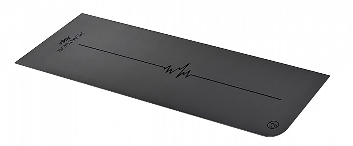 Airex Exercise Mat, Heartbeat, 72" x 24" x 0.16", Anthracite