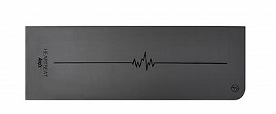 Airex Exercise Mat, Heartbeat, 72" x 24" x 0.16", Anthracite