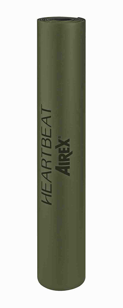 Airex Exercise Mat, Heartbeat, 72" x 24" x 0.16", Olive