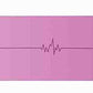 Airex Exercise Mat, Heartbeat, 72" x 24" x 0.16", Pink