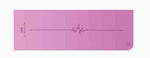 Airex Airex Exercise Mat, Heartbeat, 72" x 24" x 0.16", Pink