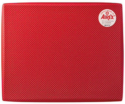 Airex Balance Pad, Cloud, 16" x 20" x 2.5", Ruby Red