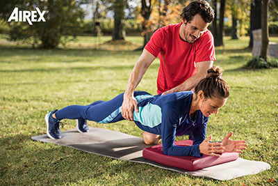 Airex Balance Pad, Cloud, 16" x 20" x 2.5", Ruby Red