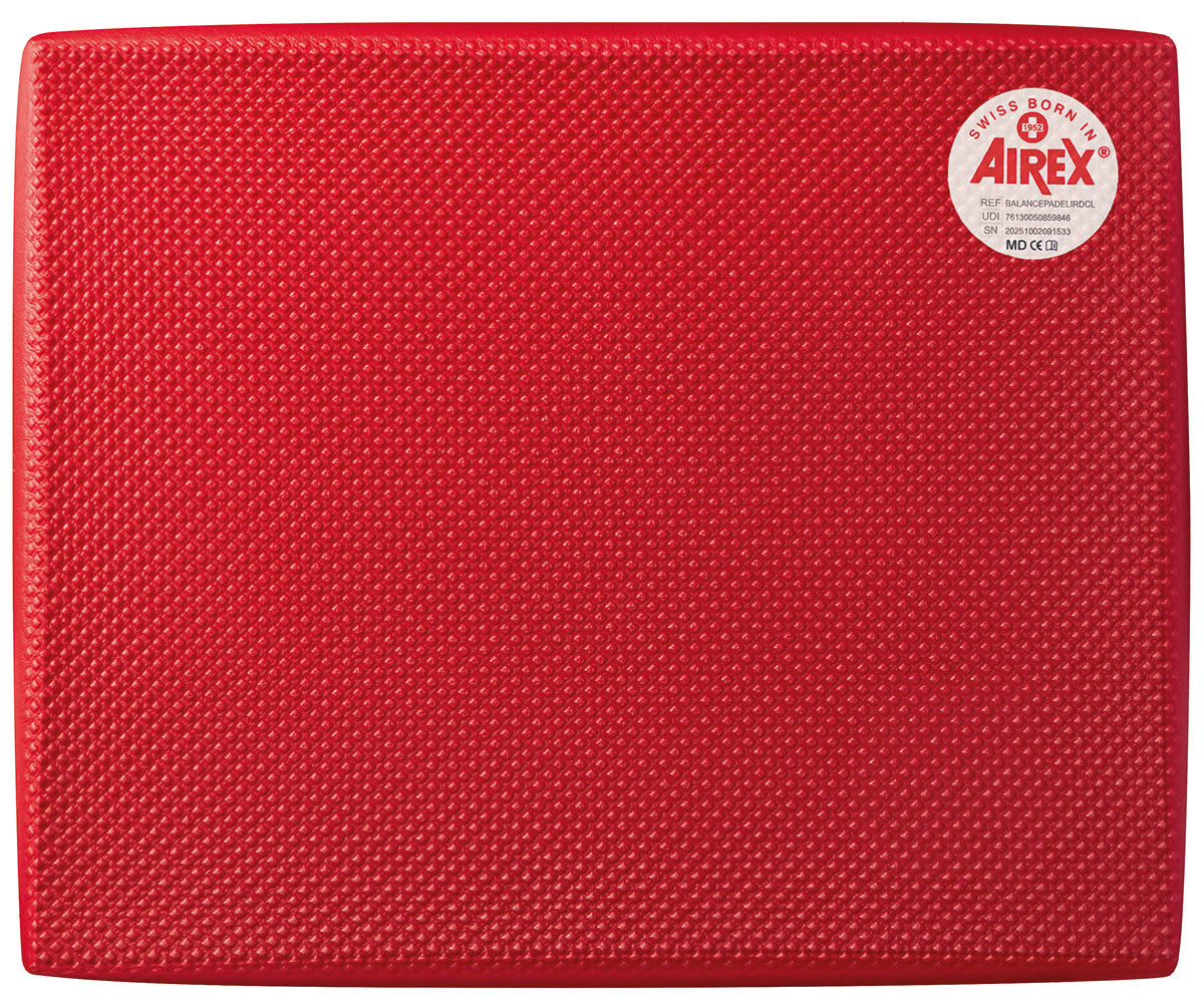 Airex Balance Pad, Cloud, 16" x 20" x 2.5", Ruby Red