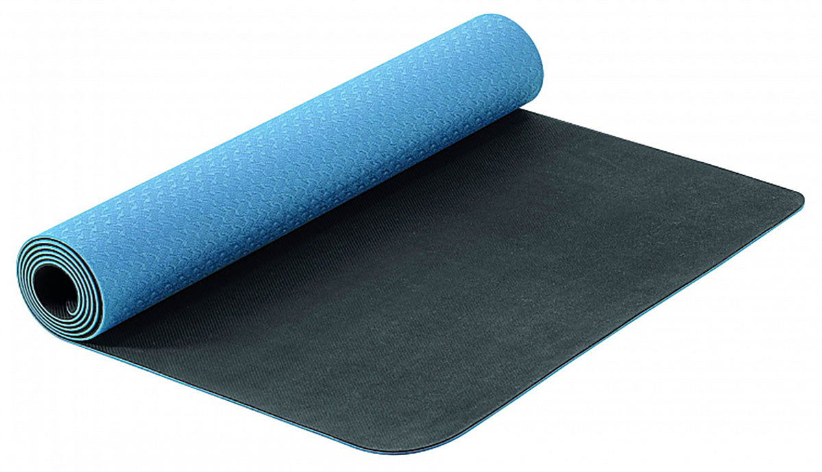 Airex Exercise Mat, Yoga ECO Pro, 72" x 24" x 0.16", Blue