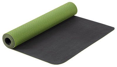 Airex Exercise Mat, Yoga ECO Pro, 72" x 24" x 0.16", Green