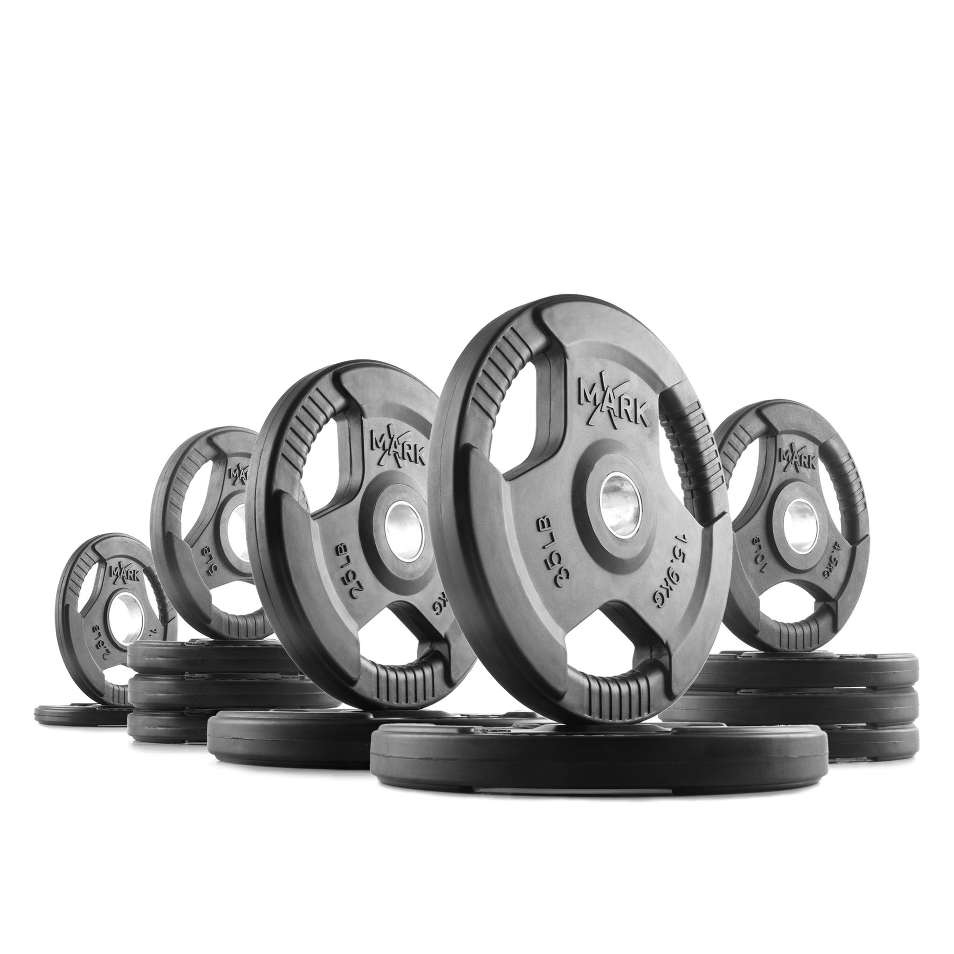 XMark Tri-Grip Olympic Weight Plates -  product_vendor - Peak Primal Wellness