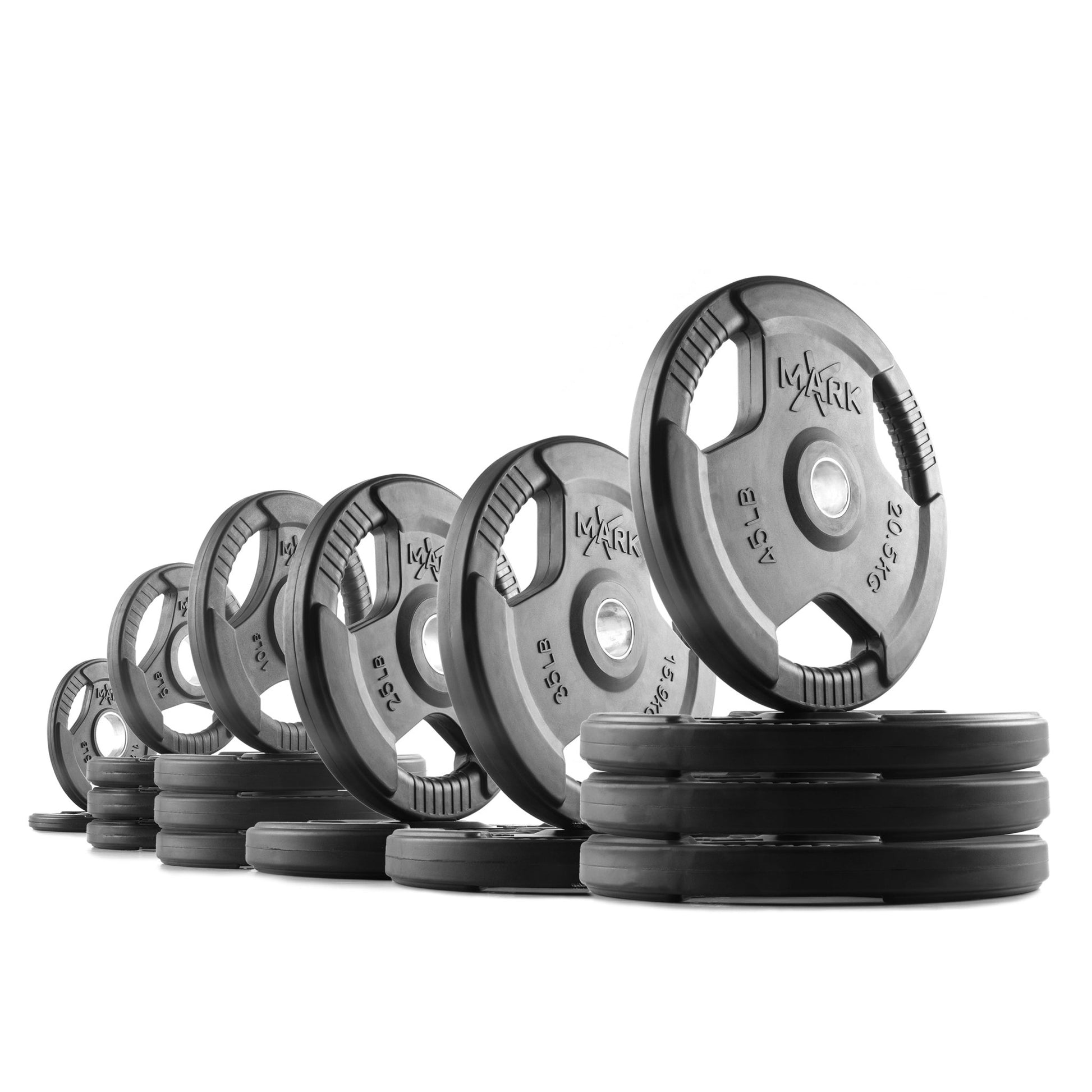 XMark Tri-Grip Olympic Weight Plates -  product_vendor - Peak Primal Wellness