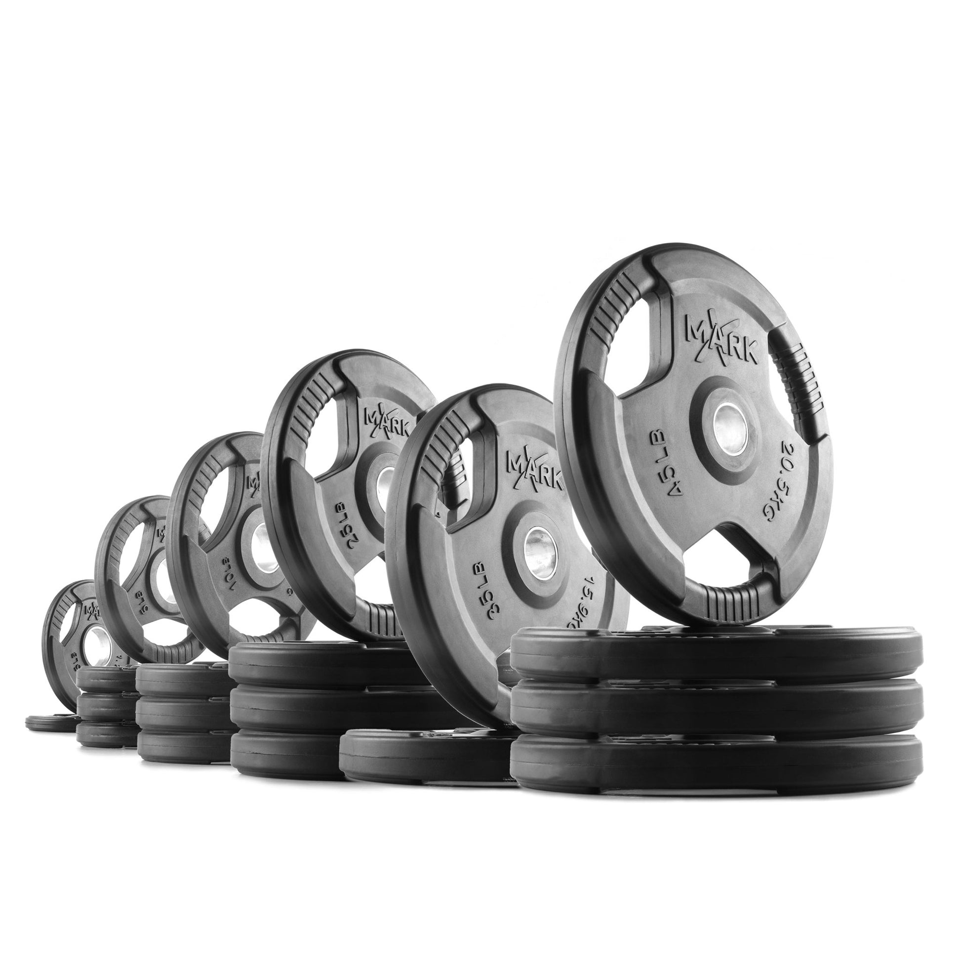 XMark Tri-Grip Olympic Weight Plates -  product_vendor - Peak Primal Wellness