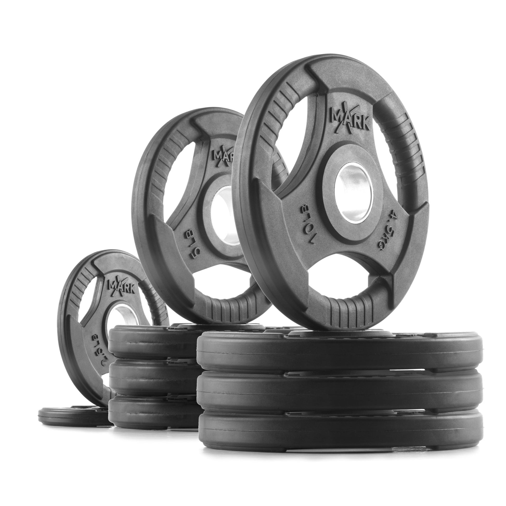 XMark Tri-Grip Olympic Weight Plates -  product_vendor - Peak Primal Wellness