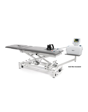 Galaxy TTET300, 3 Section Hi-Lo Traction Table, Foot Bar Lift, 87 x 34 x 31.5", Imperial Blue