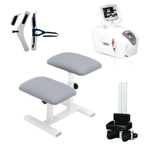 Chattanooga Traction Kit, TX Traction Unit, Quickwrap Belt, Saunders Cervical, Grey Traction Stool