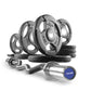 XMark Tri-Grip Olympic Weight Plates and Curl Barbell Sets -  product_vendor - Peak Primal Wellness
