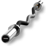 XMark EZ Curl Bar 28 mm Grip – Fits Olympic Weights -  product_vendor - Peak Primal Wellness